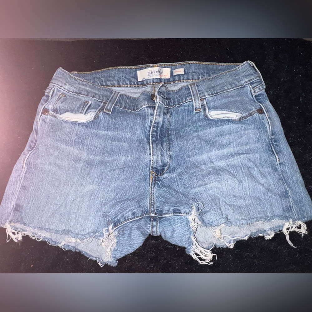 Old Navy Distressed Blue Jean Shorts